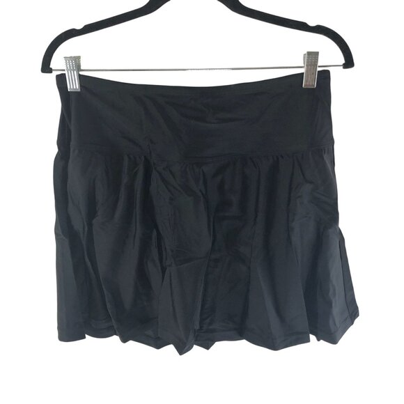 Shapermint Other - Shapermint High-Waisted Full Coverage Swim Skirt Built in Brief Black XL